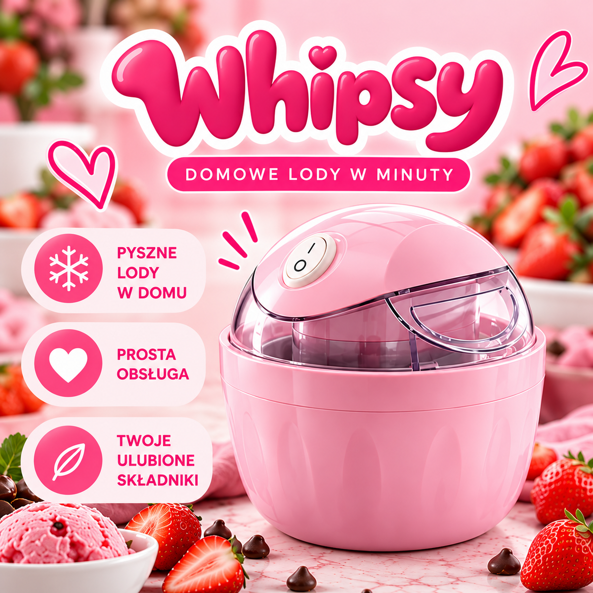 Whipsy - Maszynka do lodów